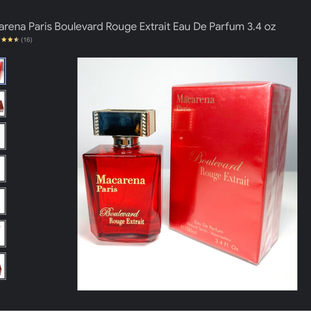 🌹 Macarena Paris perfume 🌹Boulevard Rouge Extrait. Eau De Parfumerie - Picture 2 of 4